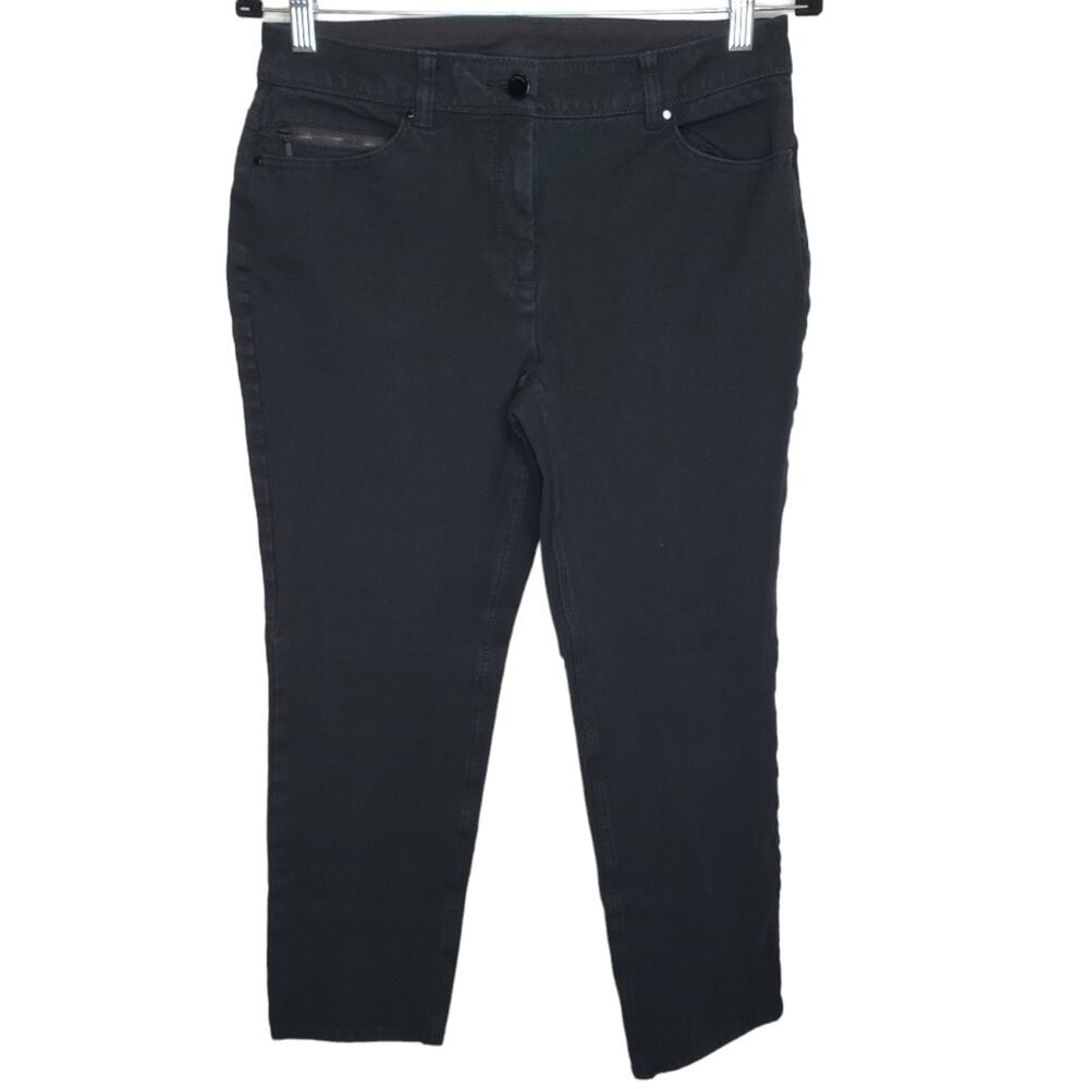 Chico's So Slimming 0.5 Ankle Black Pants Small 6